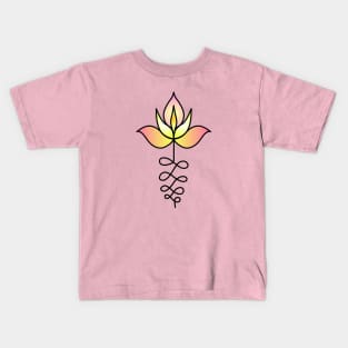 Lotus Unalome Kids T-Shirt